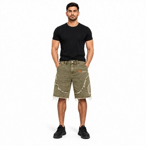 Nuevos Shorts de Mezclilla Negros, Tela de Mezclilla Negra Premium, Pantalones Cortos Casuales, Corte Moderno para Streetwear - Product Image 1