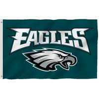 Haute qualité 3x5ft pour équipe de Football conception personnalisée bannières suspendues à séchage rapide drapeaux Philadelphia Eagles 100% Polyester numérique