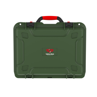 Boîte à outils professionnelle étanche ISO9001, grande boîte de protection pour équipement, intérieur en mousse découpée, étui de sécurité en plastique pour armes à feu avec poignée