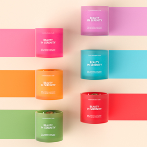 Pots à bougies en verre coloré gaufré de 14 oz, contenants résistants à la chaleur, <span class=keywords><strong>cire</strong></span> de soja parfumée pour les fabricants de bougies - Product Image 2