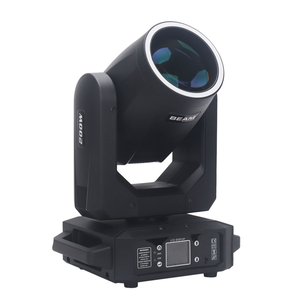 หลอดไฟ LED เคลื่อนที่แบบลำแสงสั่นสะเทือน BEAM 200 DMX512 พร้อมเอฟเฟกต์สีรุ้งครึ่งวงกลม สำหรับดีเจ ดิสโก้ และสวนสนุก - Product Image 1