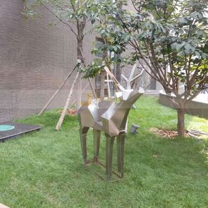 ANW6517 Sculpture décorative Art Déco en acier inoxydable de qualité supérieure pour anniversaire, fabriquée avec précision et créativité, origine Chine - Product Image 6