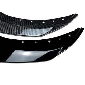 Bmw Front Bumper Lip Splitter Piano Black Carbon Fiber Texture For 3 Series G20 G21 2019 2022 - Product Image 5