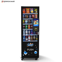 Máquina Expendedora Automática de Bebidas y Snacks de 10.1 Pulgadas, Eficiente Energéticamente, Compacta, con Compresor de Refrigeración SDK, Gestión Basada en la Nube, ADA