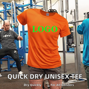 T-shirt de sport blanc imprimé 3D vierge en polyester Dry-fit 100 % personnalisé pour hommes et femmes, séchage rapide, idéal pour la course et la gym, vente en gros - Product Image 2