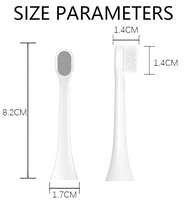 Cabezal de Cepillo de Dientes Eléctrico Ultra Suave Nano Micro-nano 20000 con Micro Cerdas Superfinas, Juego de 2 Piezas para Philips Xiaomi