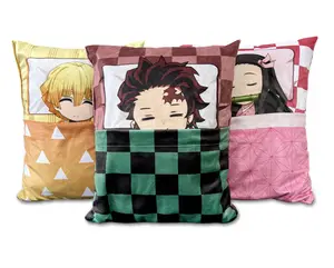 93 estilos 29*38cm Anime peluche juguete Demon Slayer Shingeki no Kyoji Haikyuu Anime felpa almohada cojín Manga muñeca