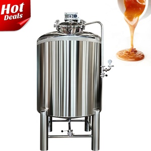 Tanque de mezcla de doble camisa de 1000L Tanque de pasteurización de jugo de leche Suministro de fábrica - Product Image 3