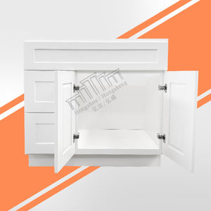 US Apartment Bathroom Makeover 42 "L X 34.5" H X 21 "<span class=keywords><strong>D</strong></span> Meuble-lavabo modulaire en stock Meuble-lavabo facile à assembler - Product Image 4