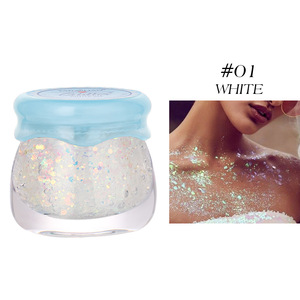 Mixed Procurement Low Price 6 Colors Mix Cosmetic Chunky <b>Glitter</b> <b>Gel</b> for Face Body <b>Hair</b> <b>Glitter</b> Mixed With Clear Glue - Product Image 5