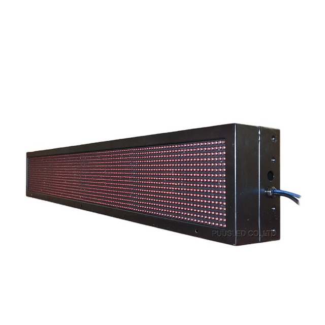 Outdoor Waterproof LED Advertising Sign Outdoor Single Red Color Led Display P10 Outdoor Led Display Led Message Sign