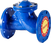 Clapet anti-retour silencieux à bride, silencieux anti-retour, fonte ductile PN16 ANSI pour les conduites d'eau, structure angulaire