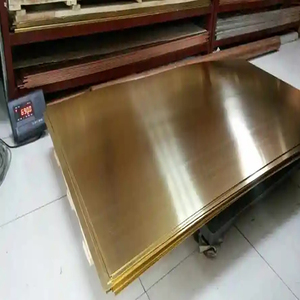 공장 가격 황동 시트 H59 H62 H65 C21000 C2100 CUZn5 C51000 3mm 6mm 두꺼운 청동 금속 순수 황동 플레이트 - Product Image 2