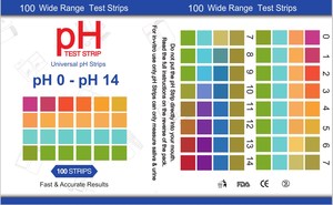 L'<span class=keywords><strong>utilisation</strong></span> généralisée <span class=keywords><strong>PH</strong></span> Papier de Test D'urine Papier Bandelettes De Test de L'eau 0-14 <span class=keywords><strong>PH</strong></span> Bandelettes de Test - Product Image 2