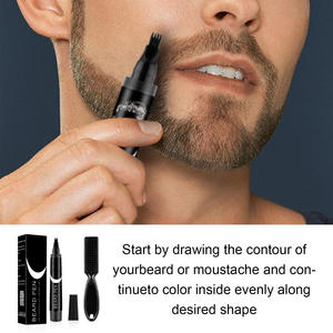 Set <span class=keywords><strong>per</strong></span> <span class=keywords><strong>la</strong></span> cura della <span class=keywords><strong>barba</strong></span> da <span class=keywords><strong>uomo</strong></span> penna e spazzola <span class=keywords><strong>per</strong></span> il riempimento della <span class=keywords><strong>barba</strong></span> impermeabile - Product Image 4