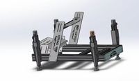 Kits de Cabina de Piloto DIY de Aluminio para Simulador de Carreras Interior, Máquina de Juego VR Operada con Monedas con Experiencia de Conducción de Coches de Carreras