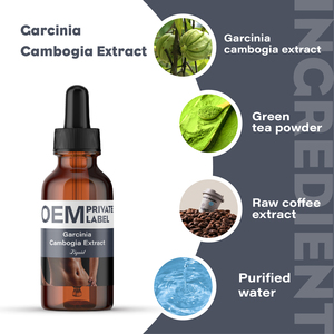 थोक प्रत्यक्ष बिक्री गार्सिनिया कैंबोगिया अर्क आहार अनुपूरक गार्सिनिया कैंबोगिया अर्क वजन घटाने के लिए तरल बूंदों - Product Image 4