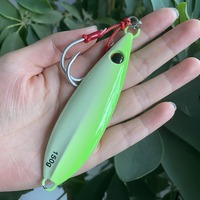 Leurre Artificiel Rigide en ABS pour Pêche au Slow-Jigging, Type Papillon, 150g 300g, avec Hameçon 5/0, pour Thon, Maquereau, Pêche en Mer en Haute Mer