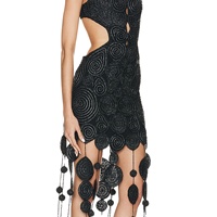 2024 robe en dentelle robes de mariée noires robes de mariée robe au Crochet femmes mode quantité élégant