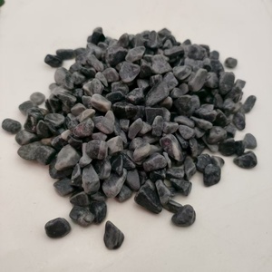 Cour Décoration Paysage Bluestone Gravier Petite Pierre Noir Lavé <span class=keywords><strong>Gris</strong></span> Cailloux Pierre Naturelle Villa Application - Product Image 2