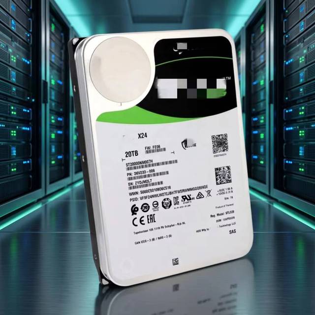 ST20000NM007H X24 20TB 7200RPM SAS 12GB/s 3.5-Inch 512e Hot-Swap ISE Enterprise Hard Drive for PowerEdge Servers
