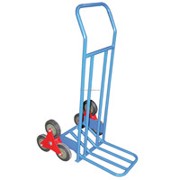 Chariot à main HT1830 pour entrepôt, transport de marchandises, deux roues, acier robuste, capacité de 200 kg, chariot à main