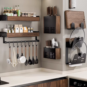 Neues MORE DESIGN Multifunktionales Edelstahl-Doppelschicht-Geschirrgestell Funktionaler Korb Küchenregal - Product Image 2