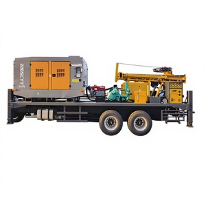 Plataforma de Perforación Montada en Camión de Doble Uso (Agua/Aire) de 500M de Alta Potencia, con Motor Diésel, Fuerza de Elevación de 24T, 1 Año de Garantía para Perforación en Roca Dura - Product Image 1