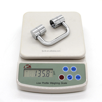 Aérateur de Robinet de Salle de Bain Universel Pivotant à 1080° en Laiton, Tête d'Extension de Robinet Rotative pour Cuisine