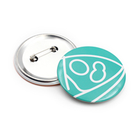 Badges à épinglette ronds de 58 mm en plastique personnalisés en gros, impression personnalisée