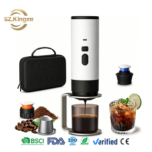 Kingze เครื่องชงกาแฟพกพาขนาดเล็ก3 in 1 USB, เครื่องชงกาแฟกลางแจ้งแบบแคปซูล - Product Image 1
