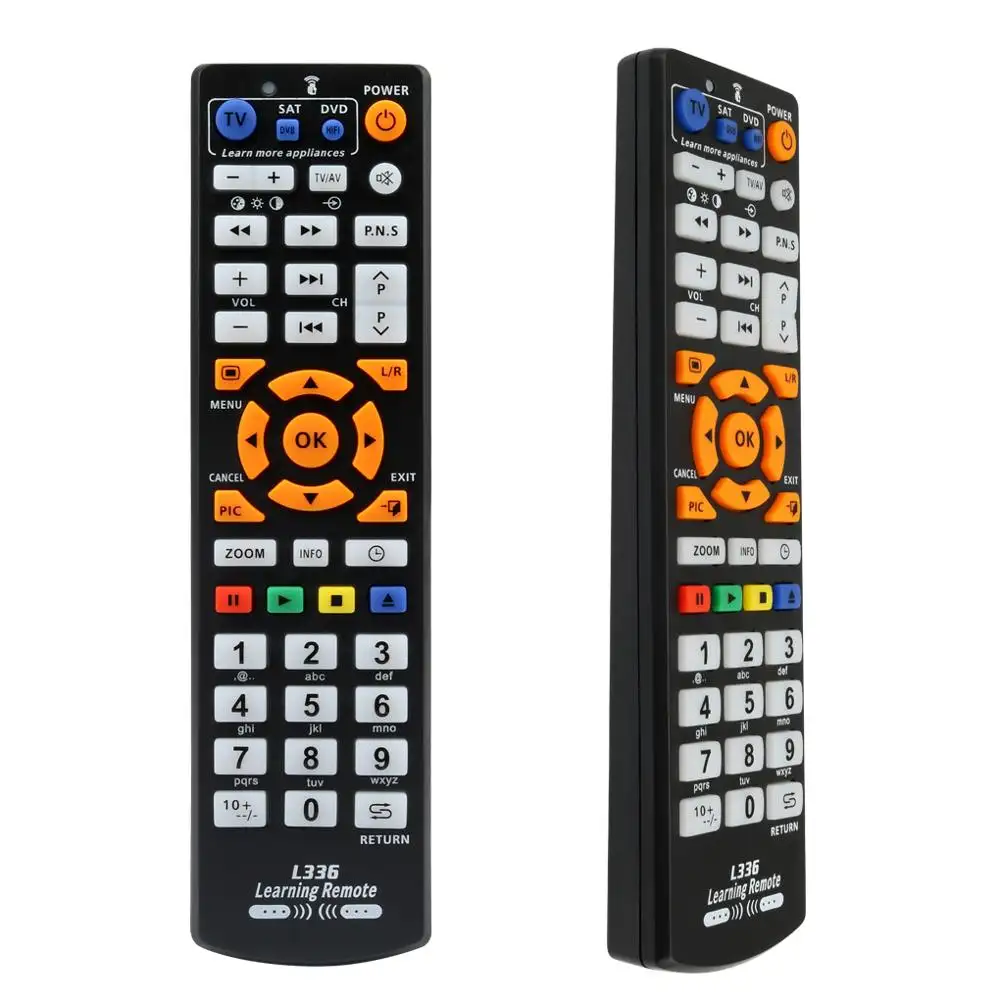2020 ABS material L336 Leaning remote control LCD LED Smart TV universal remote controller in stock wireless control User Manual