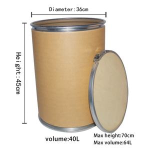 Barril de Fibra de Cartón Personalizado al por Mayor de 36 cm * 40 cm con Anillo de Acero - Product Image 2