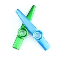 นกหวีด Kazoo Pfiff โลหะ Kazoo,เครื่องดนตรีพรีเมี่ยมขนาดเล็กพร้อมเมมเบรนสำหรับขายส่งผลิตในประเทศจีน
