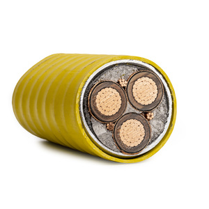5kV 8kV 2AWG 2/0AWG <span class=keywords><strong>4</strong></span>/0AWG EPR Aislamiento AIA Blindado VFD o 3C con <span class=keywords><strong>3</strong></span> cables de tierra <span class=keywords><strong>Cable</strong></span> de alimentación <span class=keywords><strong>corrugado</strong></span> - Product Image 3