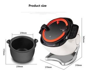 Machine de cuisson automatique Smart <span class=keywords><strong>Chef</strong></span> CM-810 IH, <span class=keywords><strong>robot</strong></span> de cuisson intelligent, multicuiseur électrique pour la maison - Product Image 6