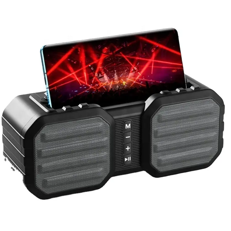 Mini Bocinas Wireless Loudspeaker Parlante Portatil Hifi Subwoofer Sound Box Outdoor Super Bass Blue Tooth Speaker With Stand