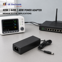 Adaptateur d'alimentation à découpage AC/DC personnalisable en gros 40W 44W 48W 9V 12V 21V 36V 0.4A 1A 1.5A, alimentation médicale de bureau 2 MOPP