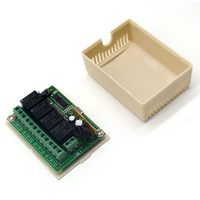 Receptor Universal de 12V CC y 433MHz para Puerta de Garaje, Receptor de Radio para Puerta Automática, Luz, Persiana Enrollable, Motor de Bomba