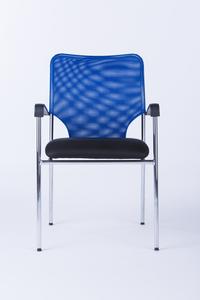 China Custom Fabric Library Lese bürostuhl Mesh Bequeme Büros tühle Stapelbare Stühle - Product Image 2