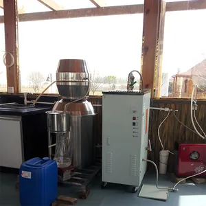 Alta Configuración de aceite de rosa de máquina de destilación de la CDB de extractor de aceite para uso comercial