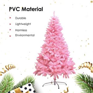 Factory Wholesale Direct Sale 2025 New Product Merry Christmas Decorations Large Pink Artificial Plastic <b>Tree</b> for Shopping Mall - Product Image 6