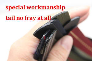 Correa de reloj tejida de nailon hueco ajustable de una pieza mejorada, correas de reloj de lona a rayas de sarga de <span class=keywords><strong>18mm</strong></span>, 20mm y 22mm para reloj Tudo - Product Image 4