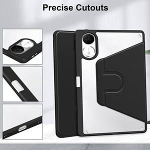 Fundas inteligentes con tapa de PU <span class=keywords><strong>para</strong></span> <span class=keywords><strong>Redmi</strong></span> <span class=keywords><strong>Pad</strong></span> 2 2025 360, <span class=keywords><strong>funda</strong></span> acrílica giratoria <span class=keywords><strong>para</strong></span> tableta <span class=keywords><strong>para</strong></span> <span class=keywords><strong>Xiaomi</strong></span> <span class=keywords><strong>Redmi</strong></span> Pad2 11 ", <span class=keywords><strong>funda</strong></span> con portalápices - Product Image 4