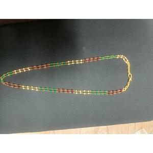 Collar de Perlas y Piedras Curativas de Jade Natural Colorido Estilo Bohemio para Mujer, Gargantilla de Perlas, Venta al por Mayor - Product Image 5