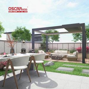 Aluminium Toit Réglable <span class=keywords><strong>Terrasse</strong></span> Extérieure Jardin Patio Design Moderne Prix Bon Marché <span class=keywords><strong>Pergola</strong></span> Rétractable - Product Image 1