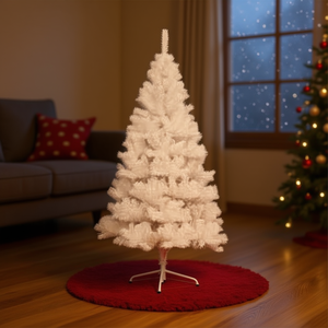 Homeera Artificial Christmas Tree 180cm White Pine Indoor Decor Standing Base No Lights Included - Product Image 2