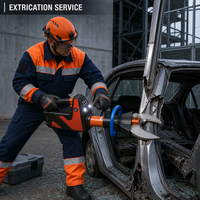 Coupe-acier hydraulique sur mesure haute fiabilité pour équipement de sauvetage d'urgence et de lutte contre les incendies, certifié CE