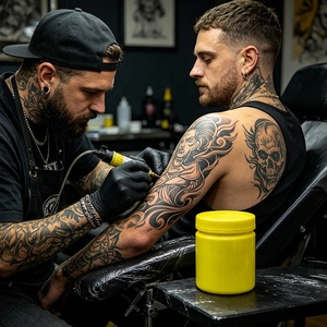 Crema per Tatuaggi Best Seller 10g 30g 500g per <span class=keywords><strong>Tatuatori</strong></span> e Saloni di Bellezza, Servizio di Etichettatura Personalizzata - Product Image 2