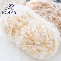 Bojay 100% Polyester Fausse Fourrure Fantaisie à tricoter fil Pelucheux 0.65Nm/1 fil de balle pour tricoter des pulls et écharpes